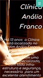 Mobile Screenshot of clinicaanaliafranco.com.br